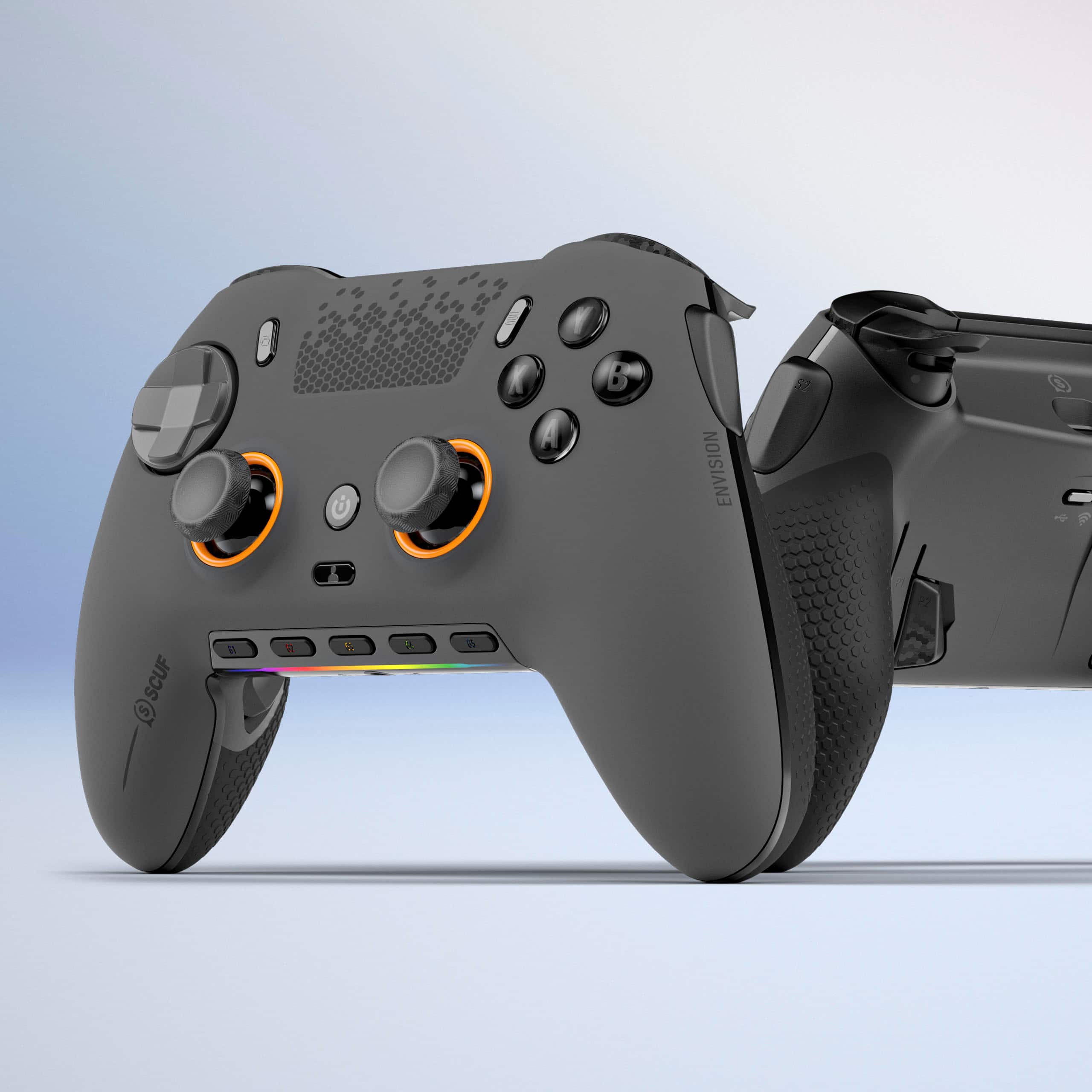 Alt View 11. SCUF - ENVISION PRO Wireless Gaming Controller for PC - Steel Gray.