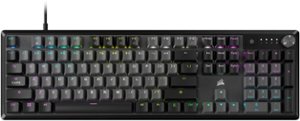 CORSAIR - K70 CORE RGB Mechanical Gaming Keyboard - Gray - Front_Zoom