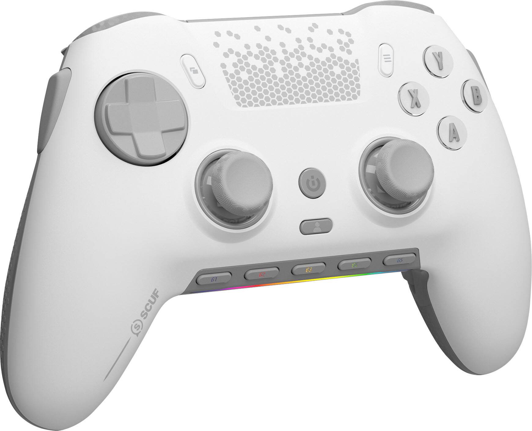Angle. SCUF - ENVISION PRO V1 Wireless Gaming Controller for PC - White/Gray.