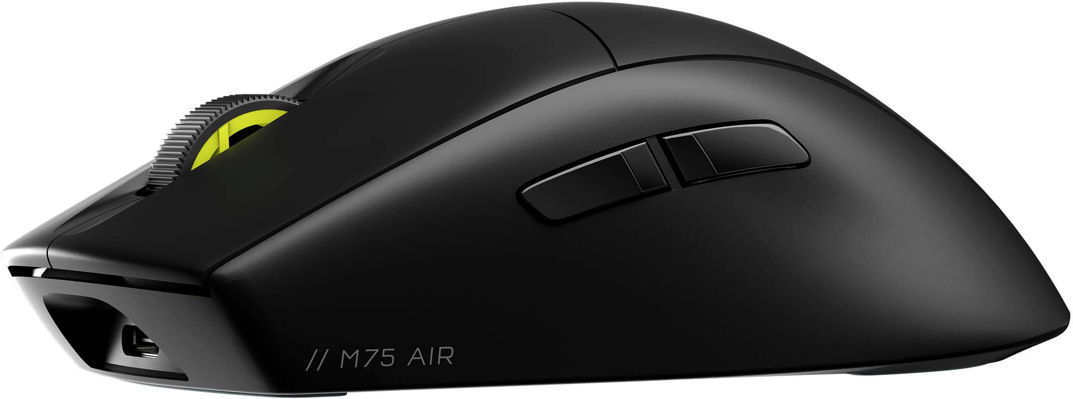 CORSAIR - M75 AIR WIRELESS Ultra-Lightweight Optical Gaming Ambidextrous Mouse - Wireless - Black - Front_Zoom