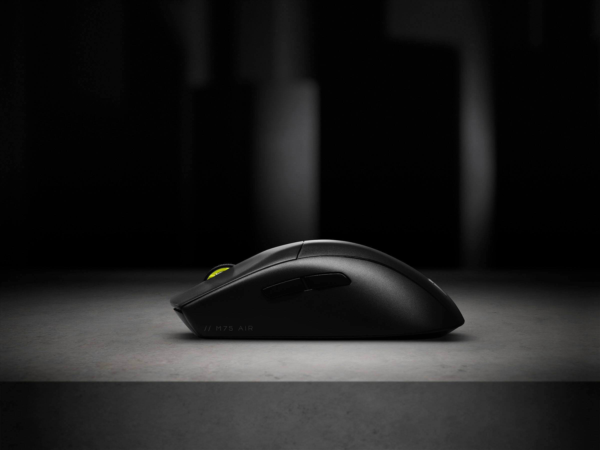 Alt View 19. CORSAIR - M75 AIR WIRELESS Ultra-Lightweight Gaming Mouse - Black.