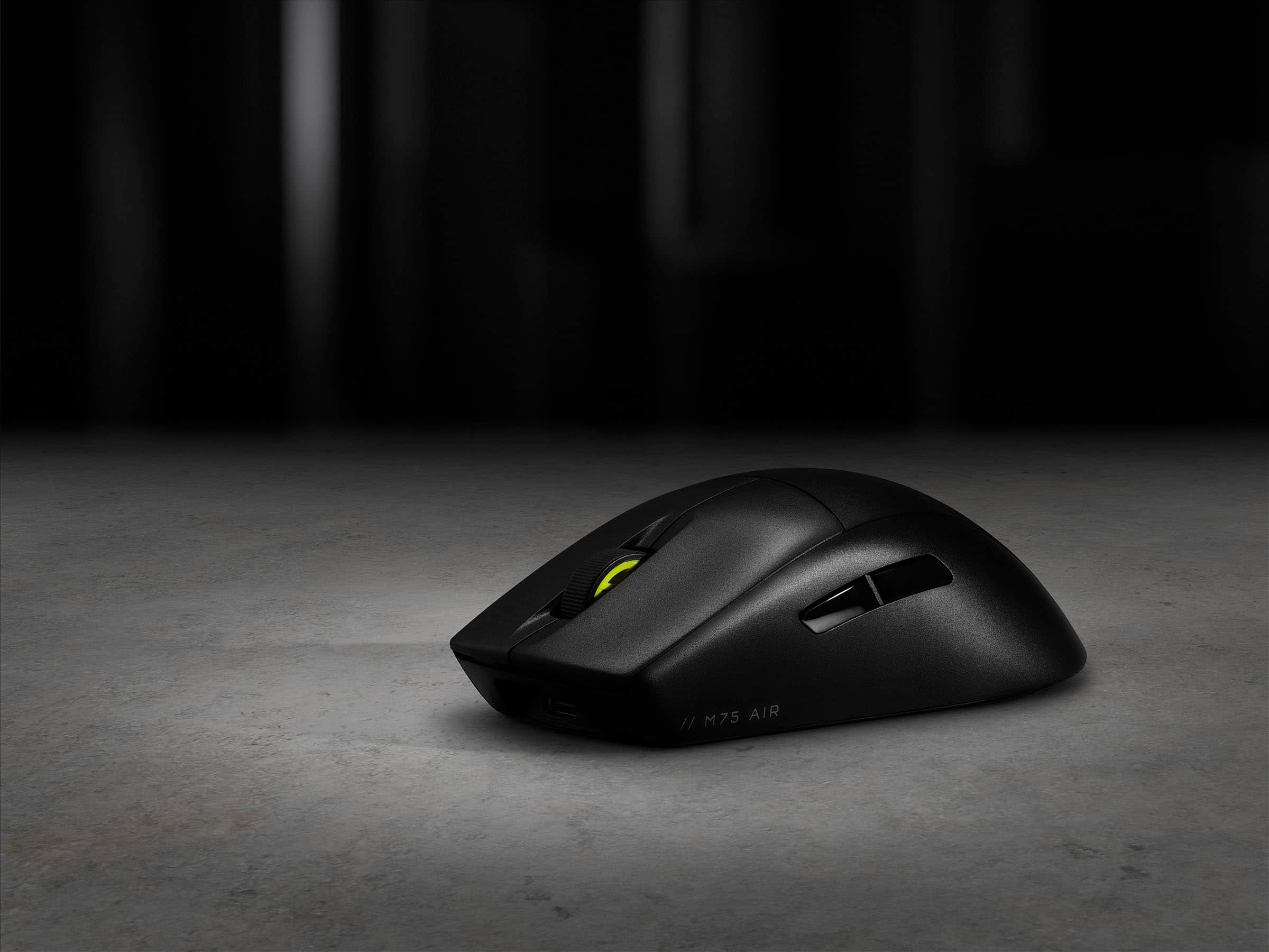 Alt View 20. CORSAIR - M75 AIR WIRELESS Ultra-Lightweight Gaming Mouse - Black.