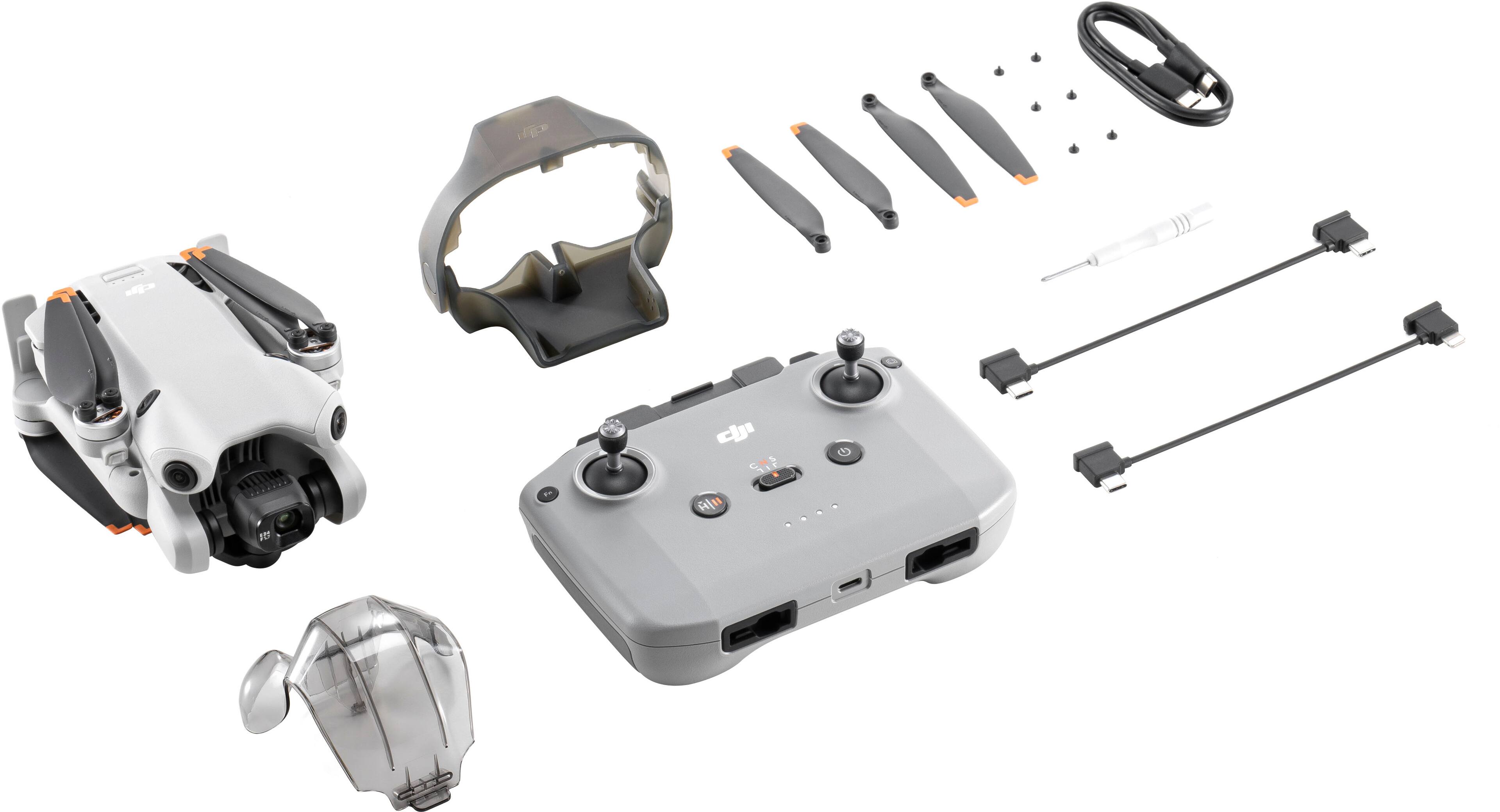 Alt View 13. DJI - Mini 4 Pro Drone with Remote Control - Gray.