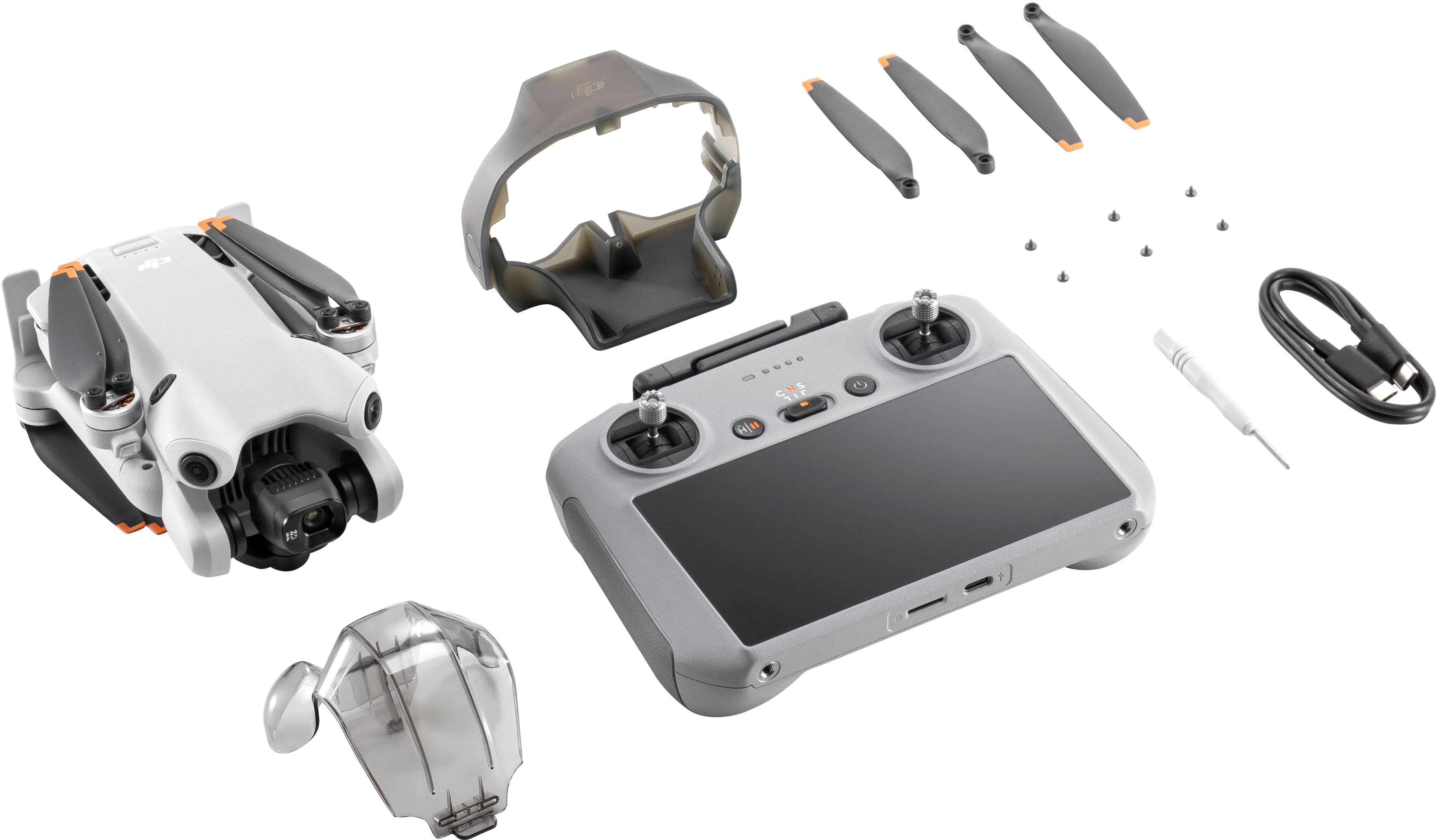 Alt View 13. DJI - Mini 4 Pro Drone and RC 2 Remote Control with Built-in Screen - Gray.
