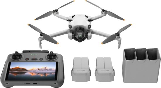 DJI Mini 4 Pro Fly More Combo Drone and RC 2 Remote Control