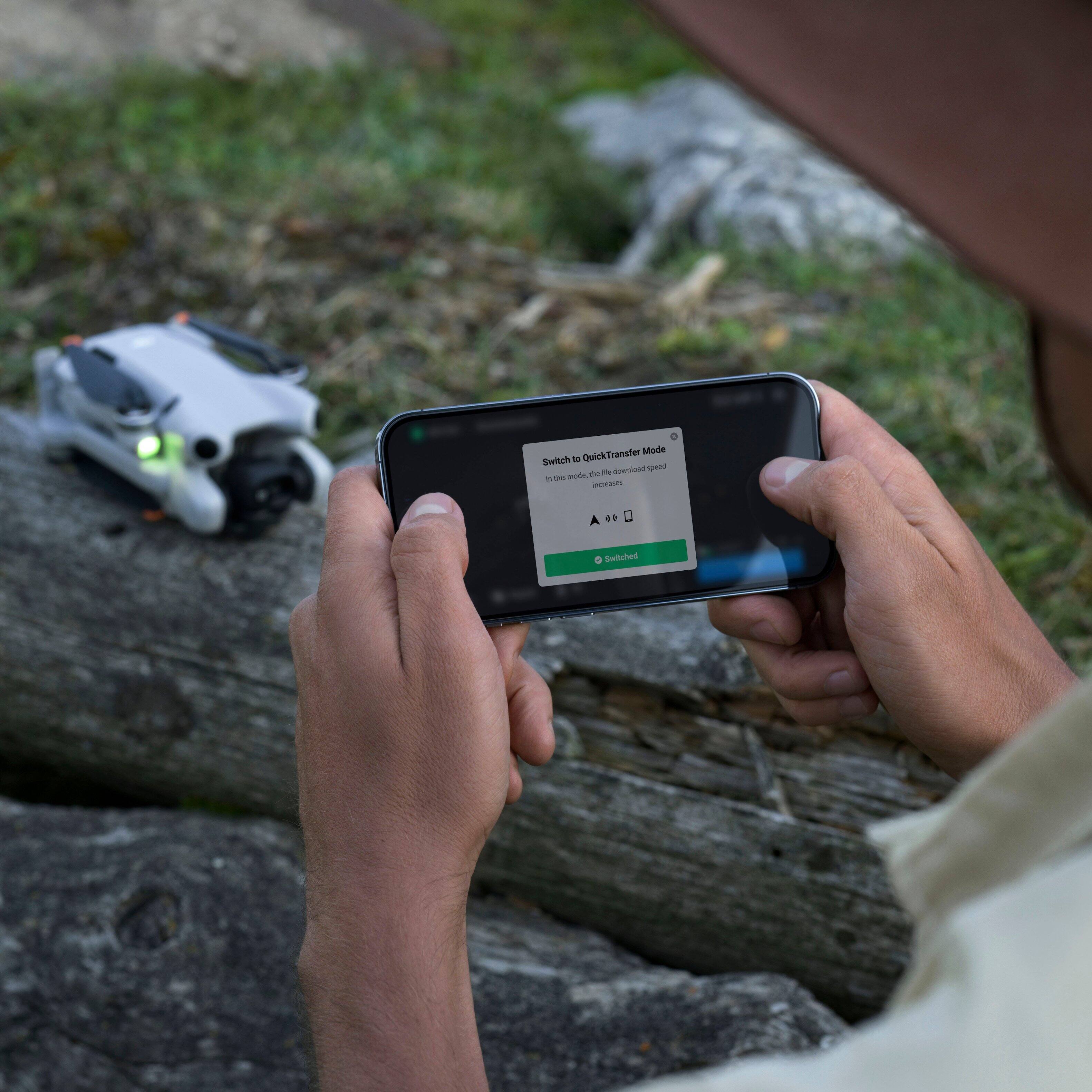 Alt View 19. DJI - Mini 4 Pro Fly More Combo Drone and RC 2 Remote Control with Built-in Screen - Gray.