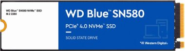 WD - Blue SN580 1TB Internal SSD PCIe Gen 4 x4 NVMe - Front_Zoom