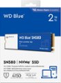 Alt View 12. WD - Blue SN580 2TB Internal SSD PCIe Gen 4 x4 NVMe - Blue.