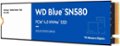 Alt View 1. WD - Blue SN580 2TB Internal SSD PCIe Gen 4 x4 NVMe - Blue.