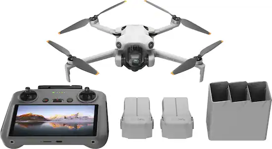 DJI Geek Squad Certified Refurbished Mini 4 Pro Fly More Combo