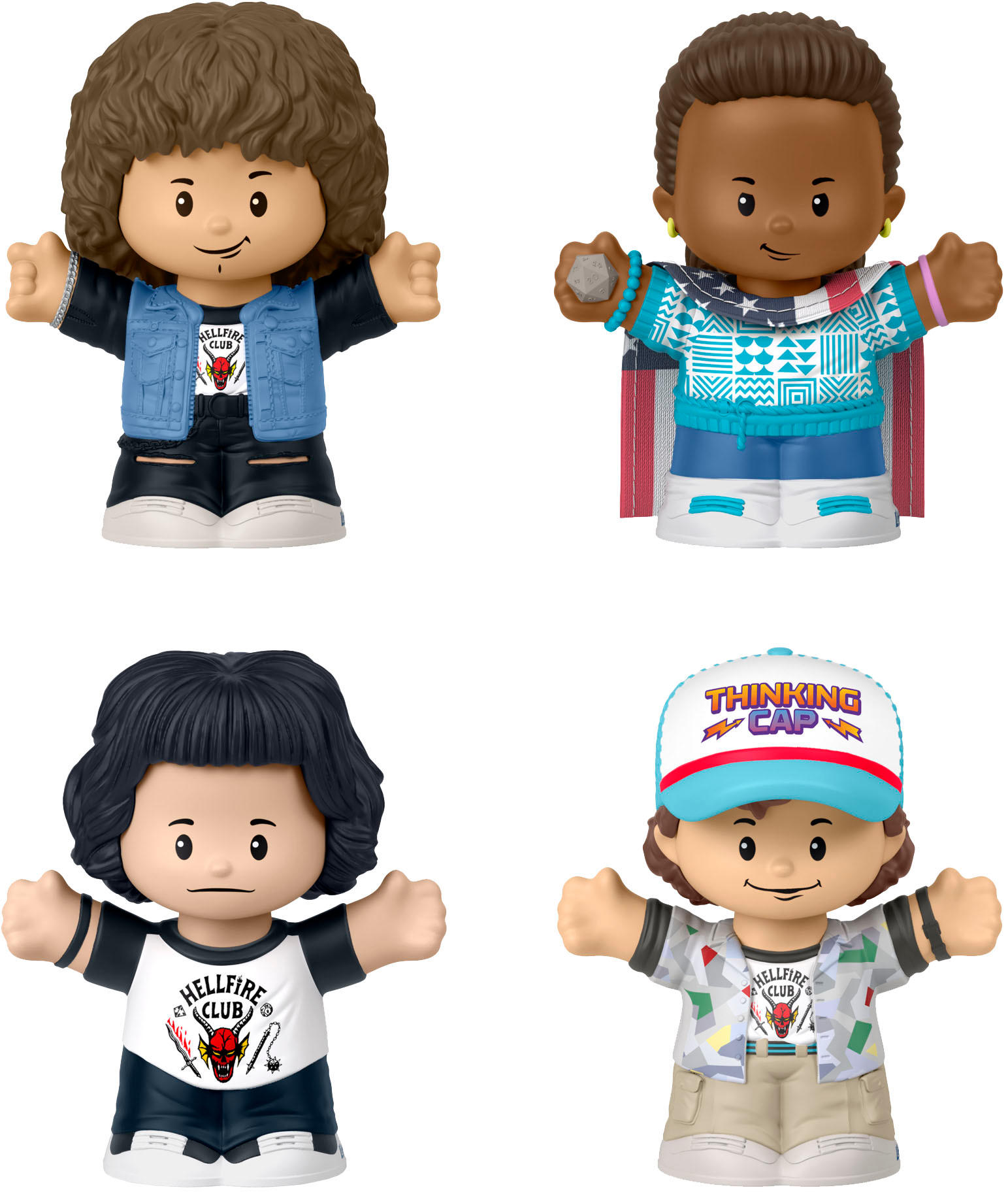 Angle View: Fisher-Price - Little People Collector Stranger Things Hellfire Club Figures