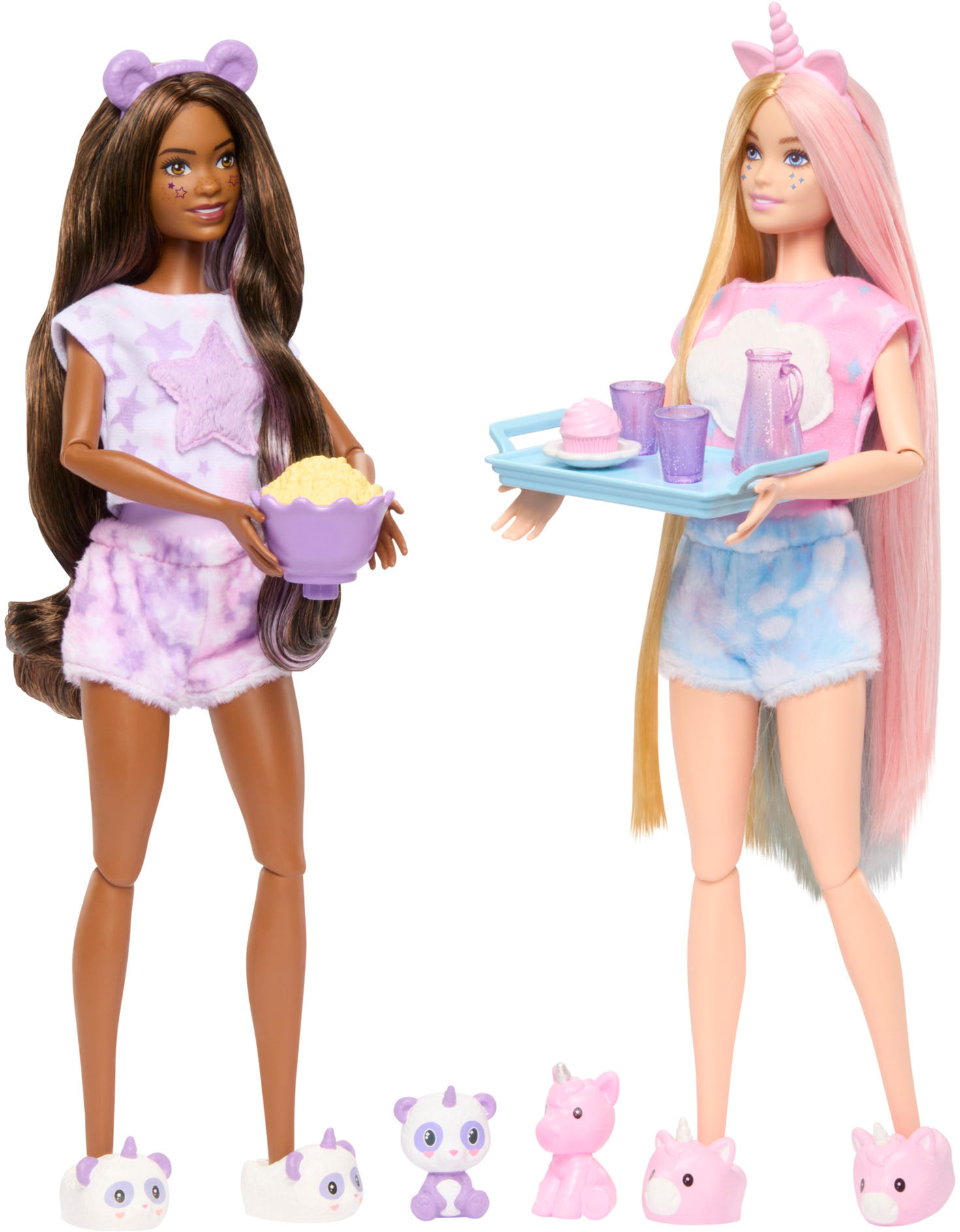 Barbie Doll Color Reveal Gift Set, Tie-Dye Fashion Maker with 2 Barbie  Dolls 