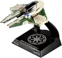 Hot Wheels - Star Wars Starships Select Jedi Interceptor Vehicle - Multicolor - Front_Zoom