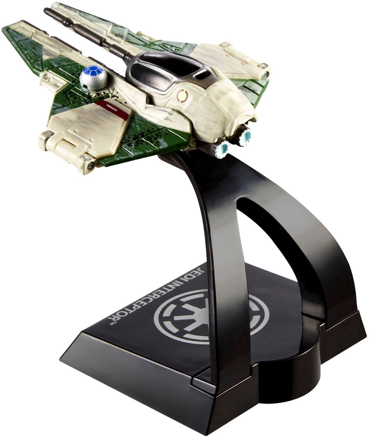 Alt View 12. Hot Wheels - Star Wars Starships Select Jedi Interceptor Vehicle - Multi.