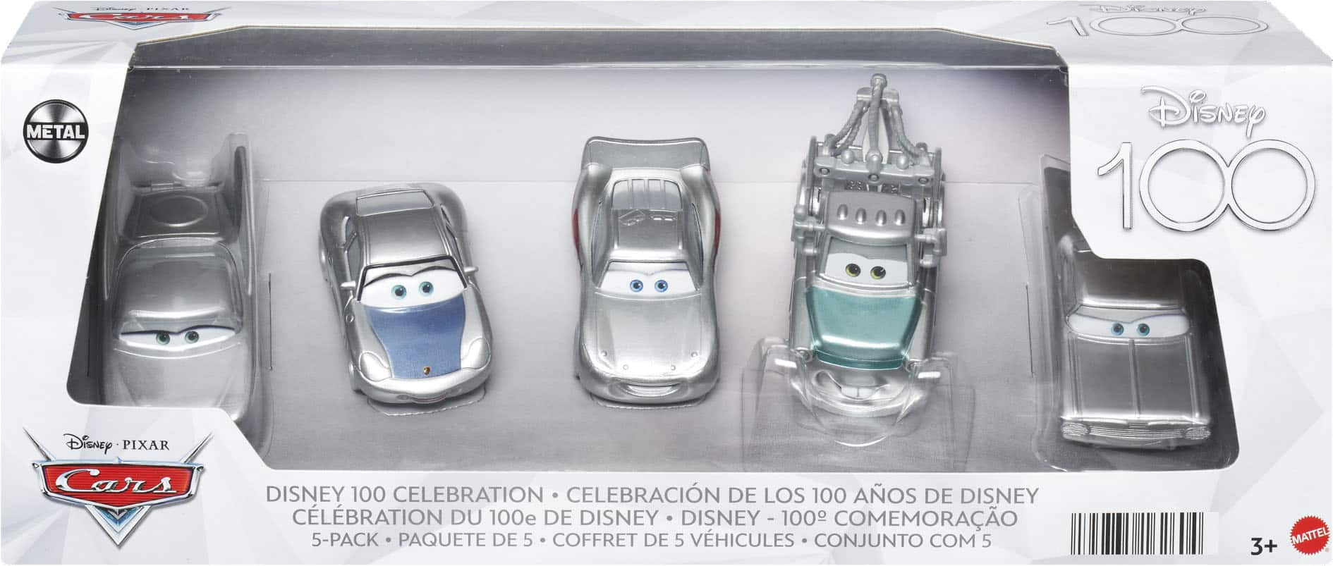 Disney D100 Pixar Cars 1:55 Scale (5-Pack) Grey HPL98 - Best Buy