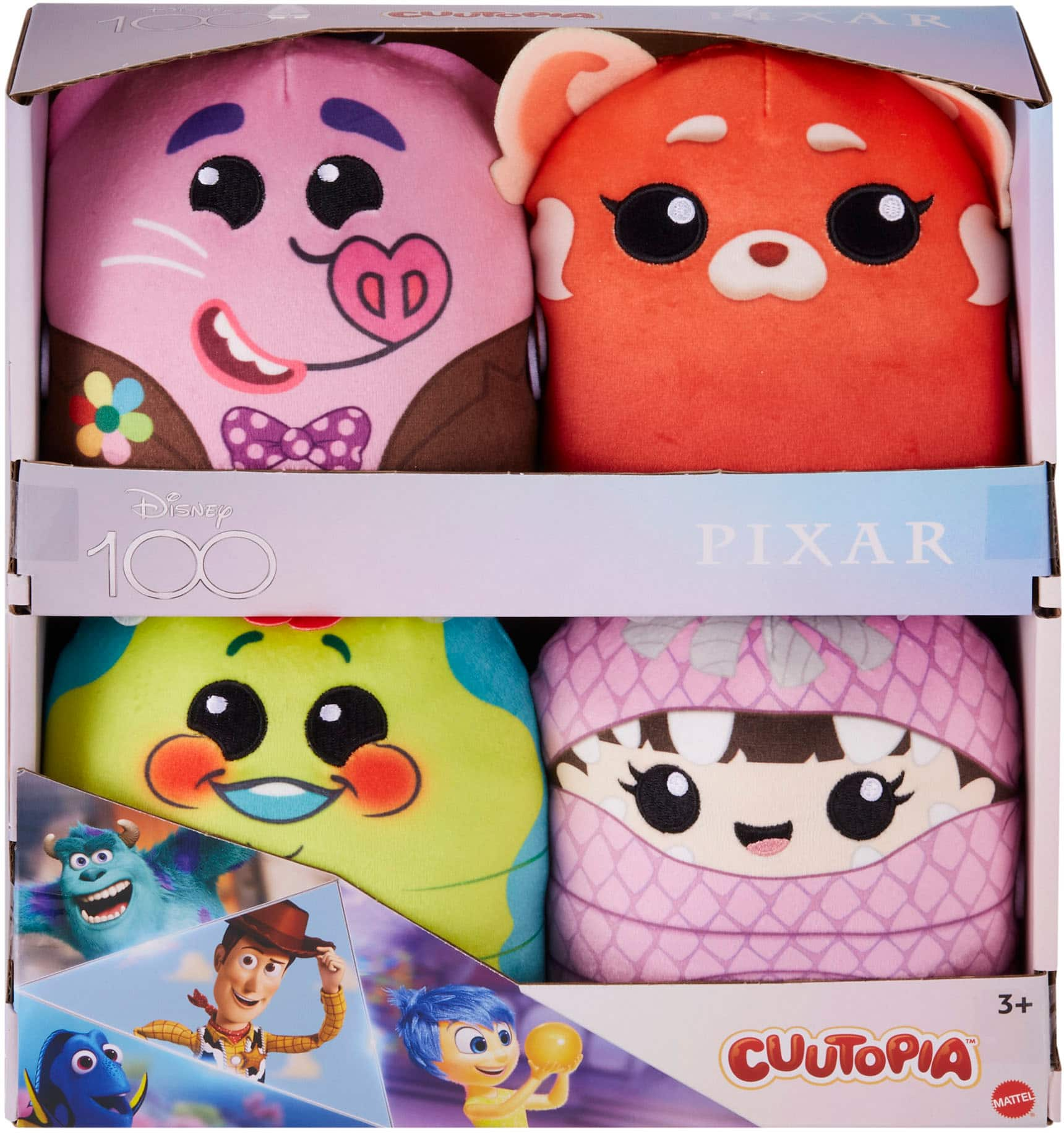 Angle View: Disney - D100 5" Cuutopia Plush (4-pack)