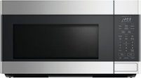 Fisher & Paykel - 1.8 Cu. Ft. Over-the-Range Microwave - Black/brushed stainless steel - Front_Zoom