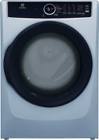 Electrolux - 8.0 Cu. Ft. Electric Dryer with Steam and Instant Refresh - Glacier Blue - Front_Zoom