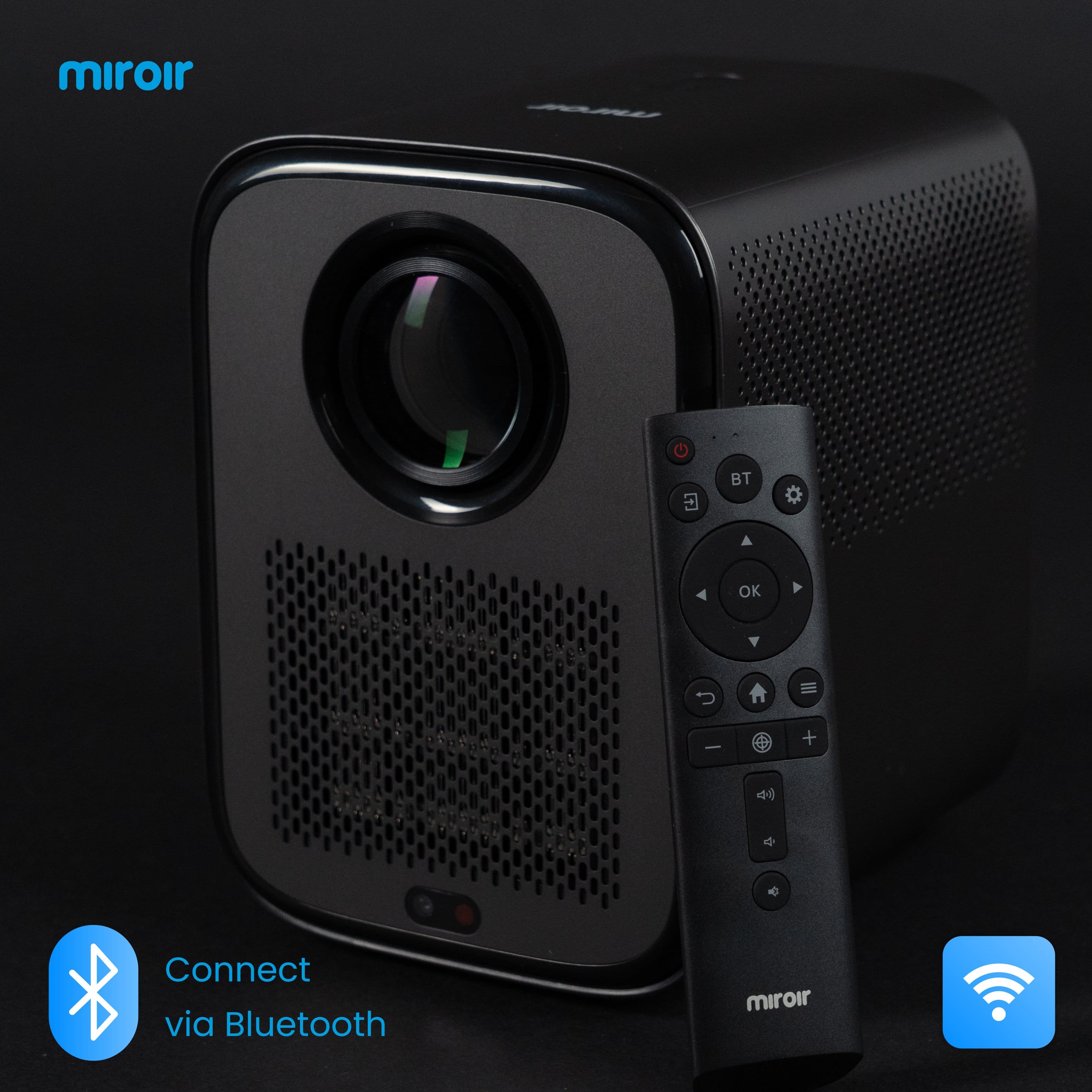 Alt View 15. Miroir - L710S Smart 1080p Wireless Projector - Black.