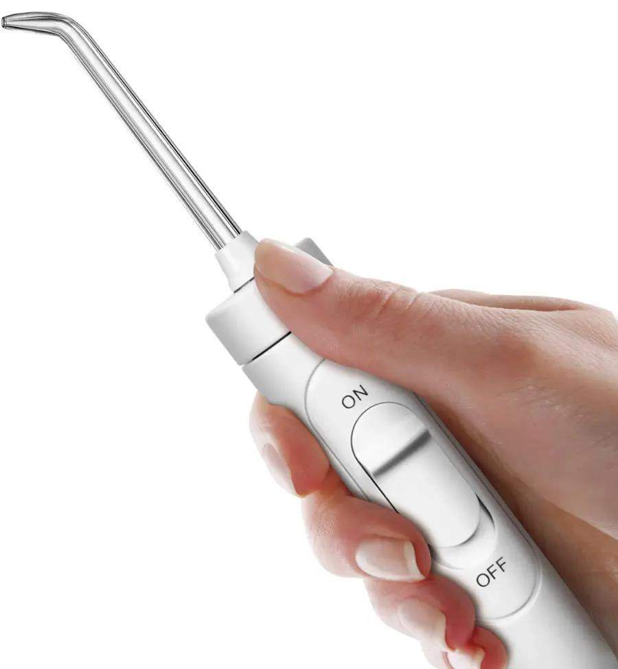 Alt View 15. Waterpik - Waterpik ION Cordless Countertop Water Flosser - White.