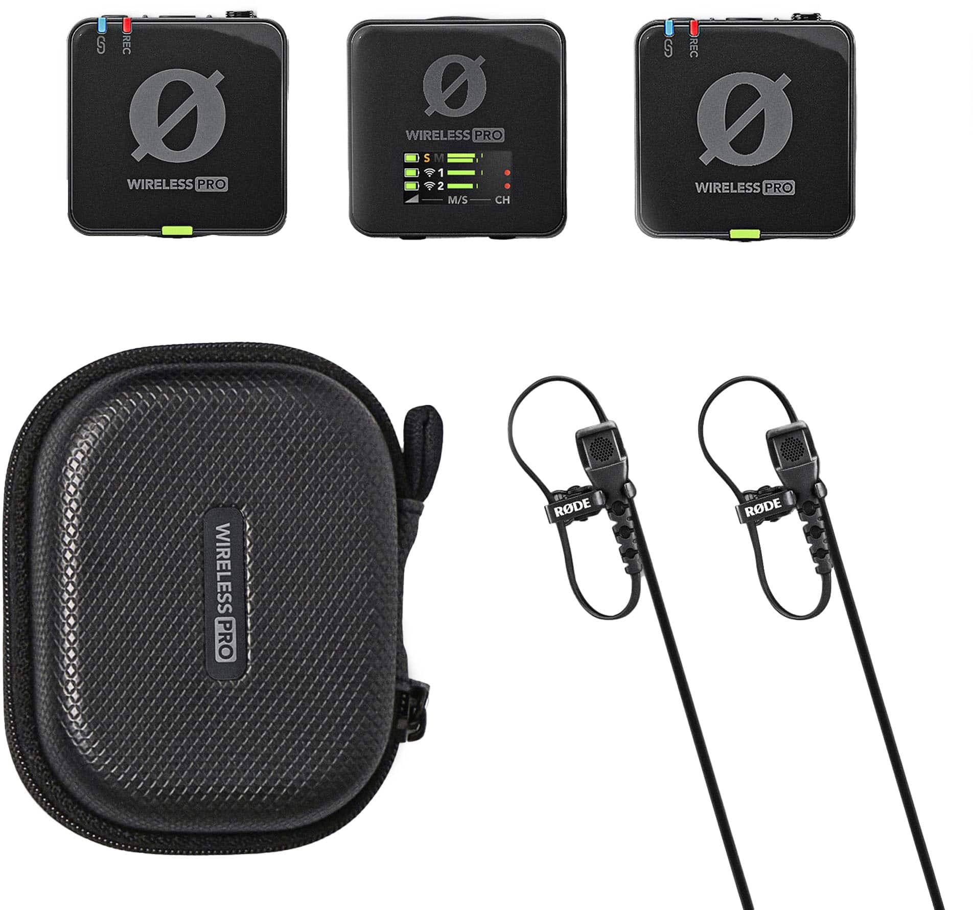 RØDE - Wireless PRO Dual-Channel Wireless Microphone System - Black