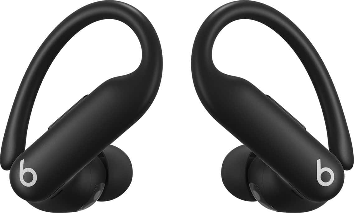 Beats - Powerbeats Pro 2 True Wireless Active Noise Canceling Earbuds - Jet Black - Front_Zoom