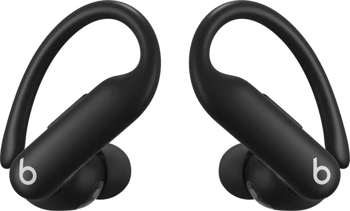 Front. Beats - Powerbeats Pro 2 True Wireless Active Noise Canceling Earbuds - Jet Black.