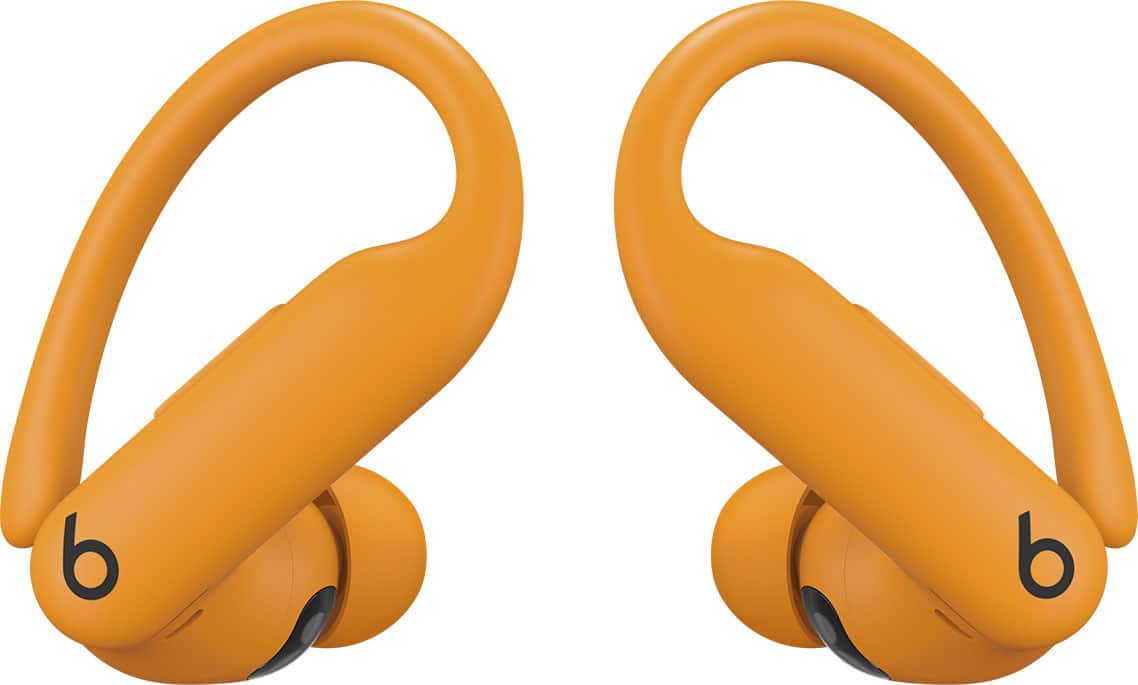 Beats - Powerbeats Pro 2 True Wireless Active Noise Canceling Earbuds - Electric Orange - Front_Zoom