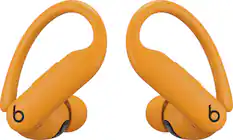 Front. Beats - Powerbeats Pro 2 True Wireless Active Noise Canceling Earbuds - Electric Orange.