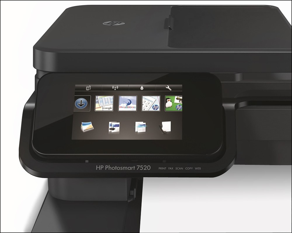 Best Buy: HP Photosmart 7520 Wireless e-All-In-One Printer Black 7520