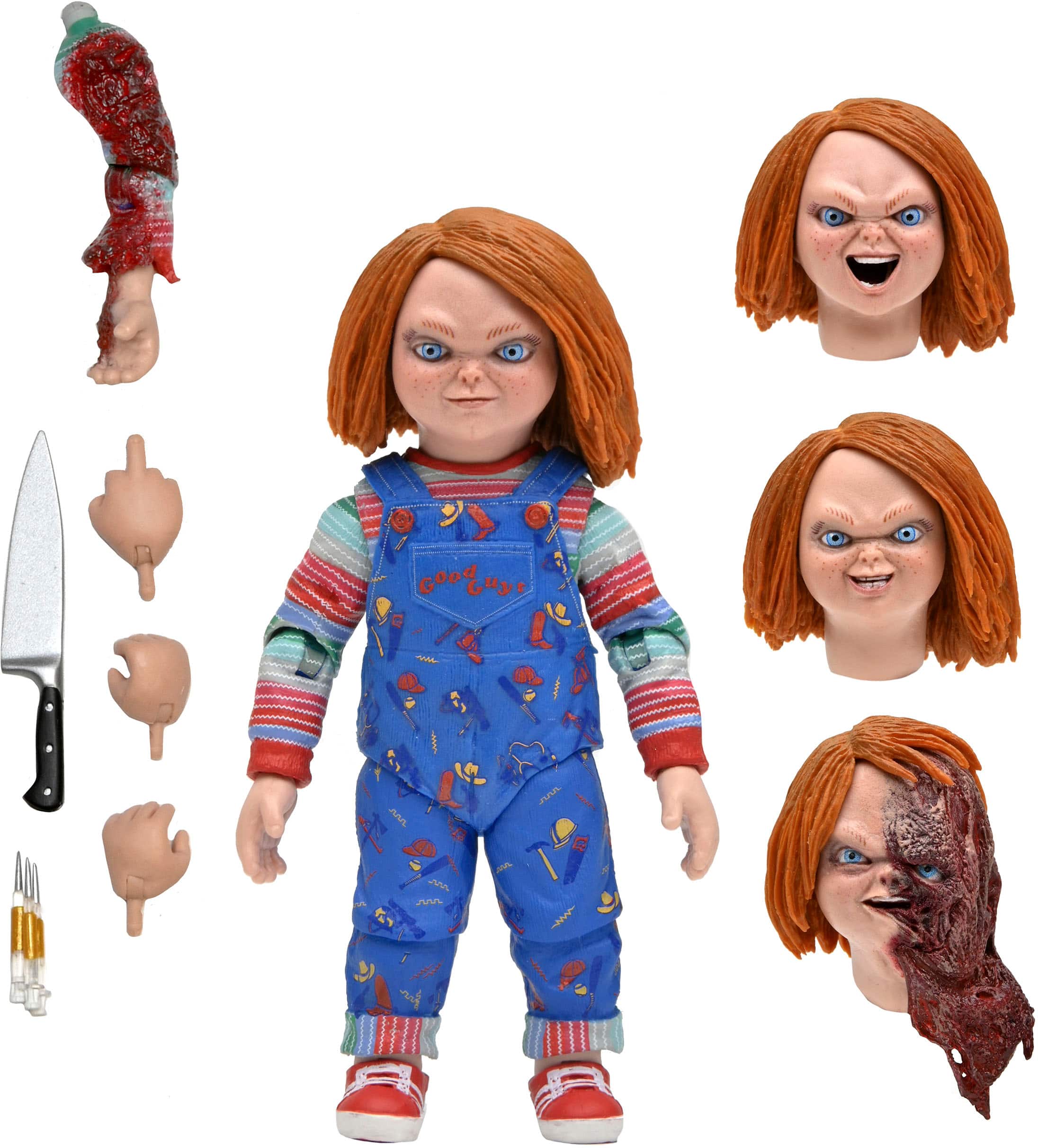 Front. NECA - Chucky (TV Series) - 7" Scale Action Figure.