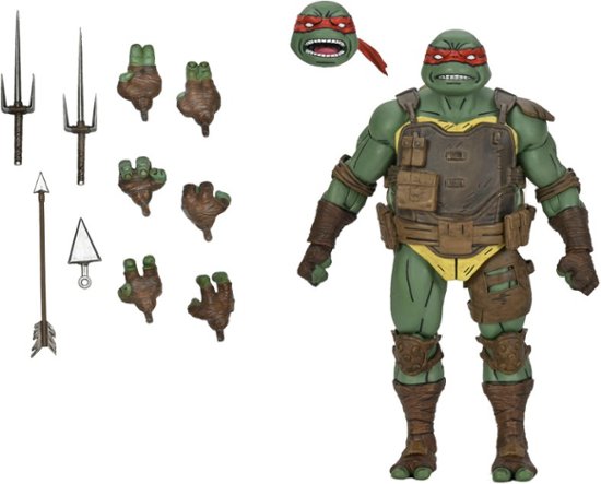 Front Zoom. NECA - Teenage Mutant Ninja Turtles 7” The Last Ronin - Raphael.