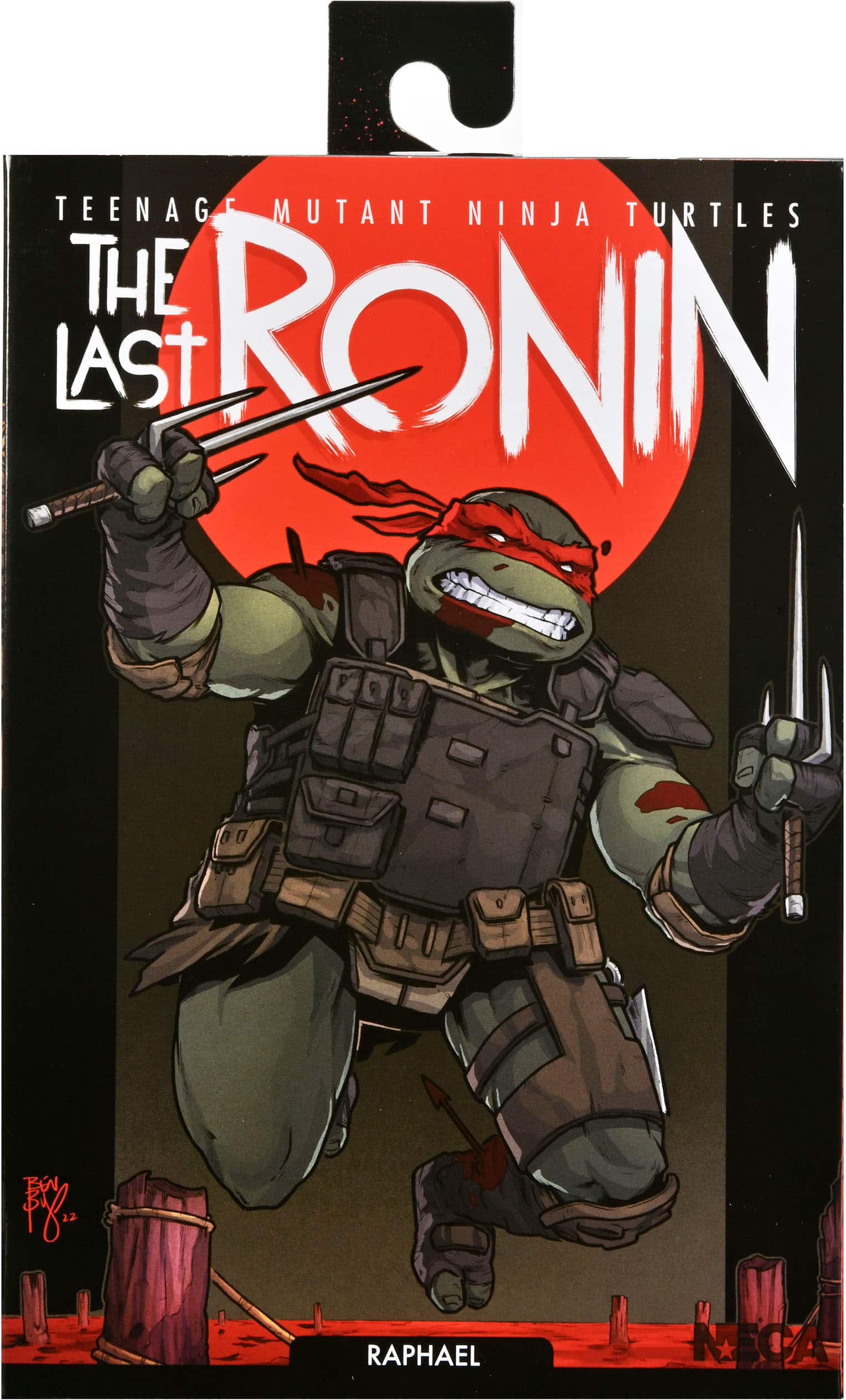Left. NECA - Teenage Mutant Ninja Turtles 7” The Last Ronin - Raphael.