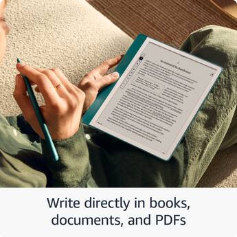 Amazon Kindle Scribe (64GB) 2024 Metallic Jade - Best Buy Amazon Kindle Scribe (64GB) 2024 Metallic Jade - Best Buy