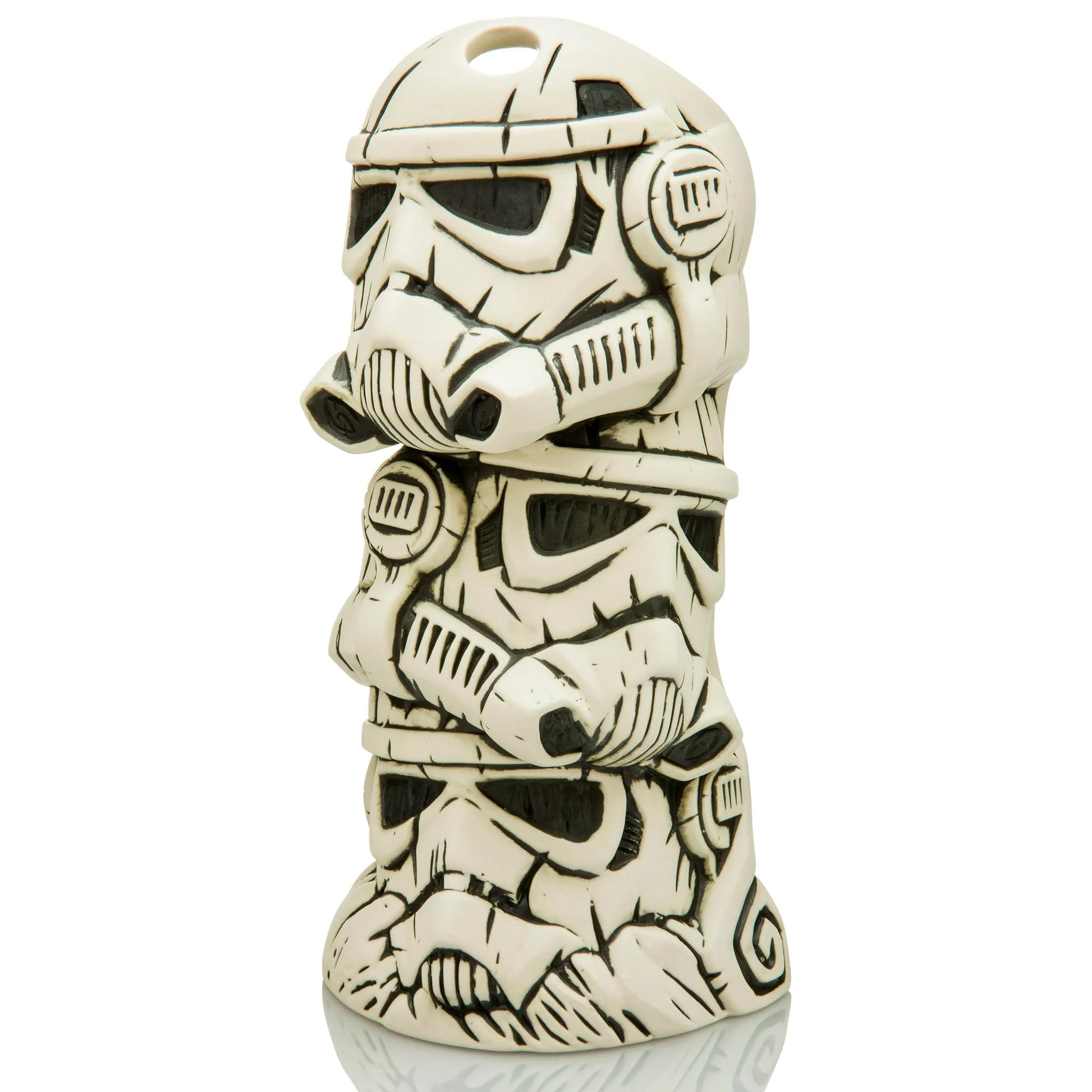 Alt View 1. Star Wars - Geeki Tikis Star Wars Stacked Stormtrooper Helmets 16 Ounce Ceramic Mug - White.