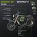 Greenworks BOY Stealth Mini Bike 1 Year Product Warranty 25 MPH Sport Mode 1000W Rated Power 20 MPH Eco Mode 3-Mode High Intensity Headlight Heavy Duty Steel Frame Integrated Bluetooth Speakers Front Fork Suspension 19" Fat Tires Kickstand Front & Rear Hydraulic Disc Brakes Rear Hub Stealth Motor Rear Suspension