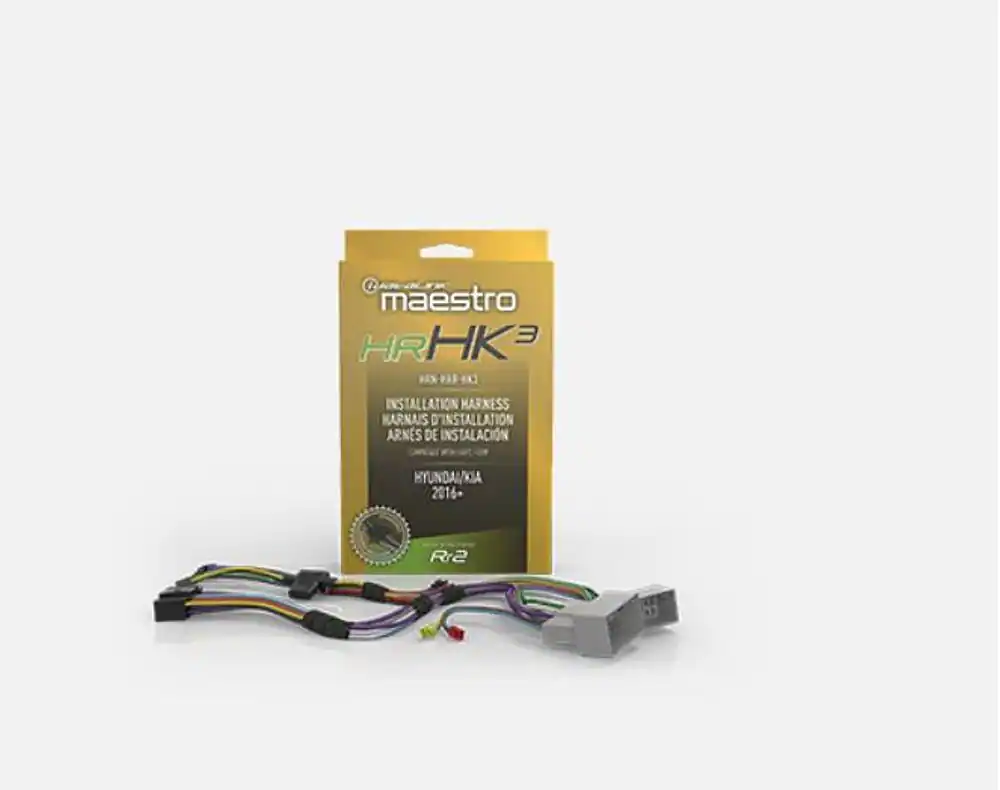 Maestro - Wiring Harness for Select Hyundai and KIA Vehicles 2015 and Up - Black