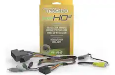 Front. Maestro - Wiring Harness for Select Honda Vehicles 2008-2018 - Black.