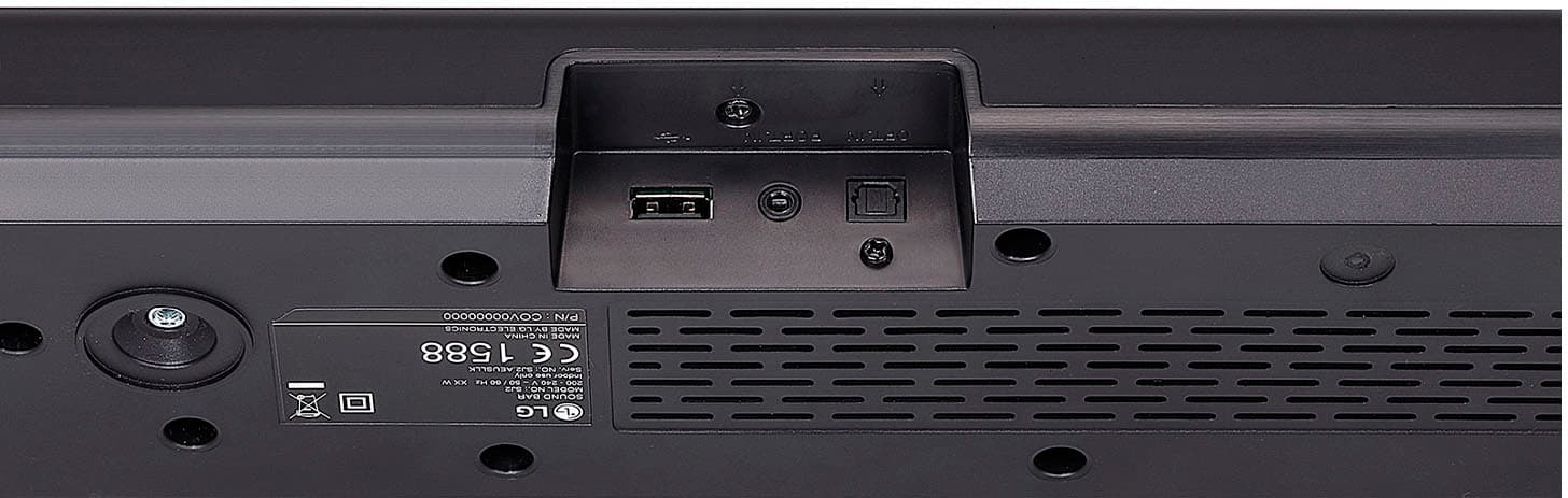 Alt View 15. LG - 4.1 ch Sound Bar with Wireless Subwoofer and Rear Speakers - Black.