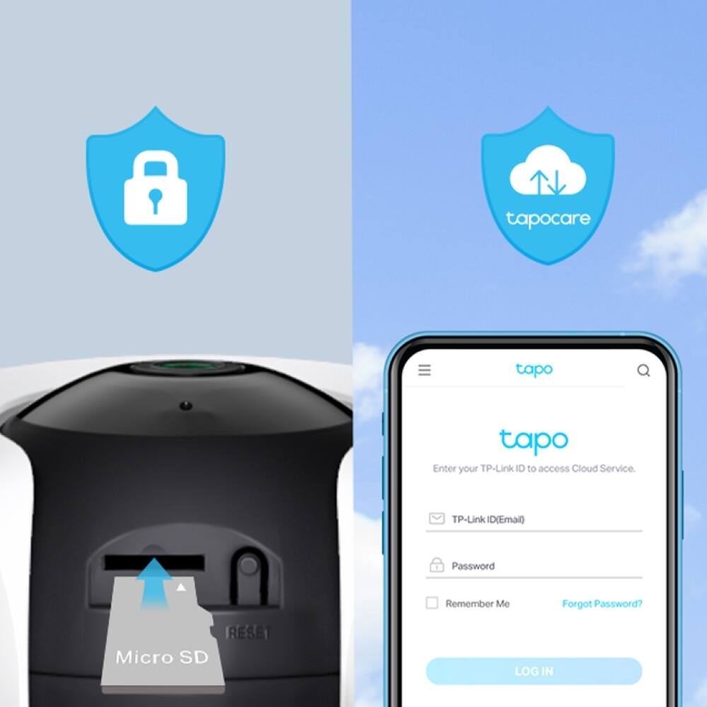 tapocare tapo tapo Enter your TP-Link ID to access Cloud Service. TP-Link ID (Email) Password Remember Me Forgot Password? RESE Micro SD LOG IN