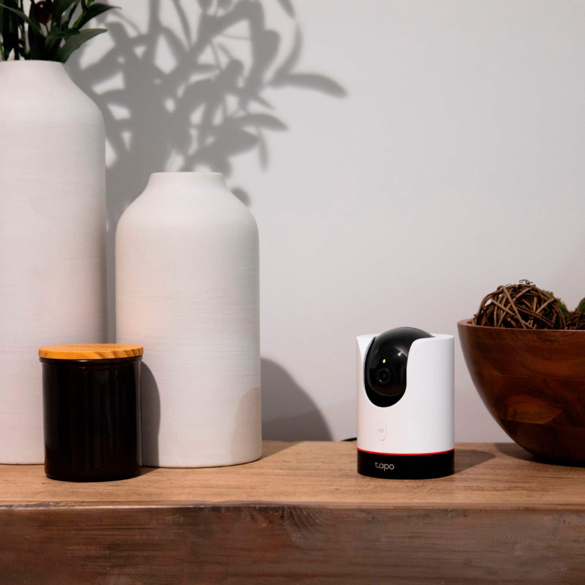 Alt View 18. TP-Link - Tapo Pan-Tilt Indoor 2K Wi-Fi Security Plug-In Camera with Privacy Control and Smart Motion Tracking - No Monthly Fees - White.