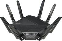 ASUS - RT-BE96U BE19000 Tri-Band Wi-Fi 7 Router - Black - Front_Zoom