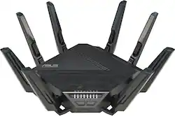 ASUS - RT-BE96U BE19000 Tri-Band Wi-Fi 7 Router - Black - Front_Zoom