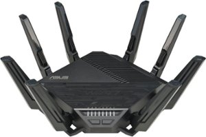 ASUS - BE96U Tri-Band Wifi 7 Router - Black - Front_Zoom