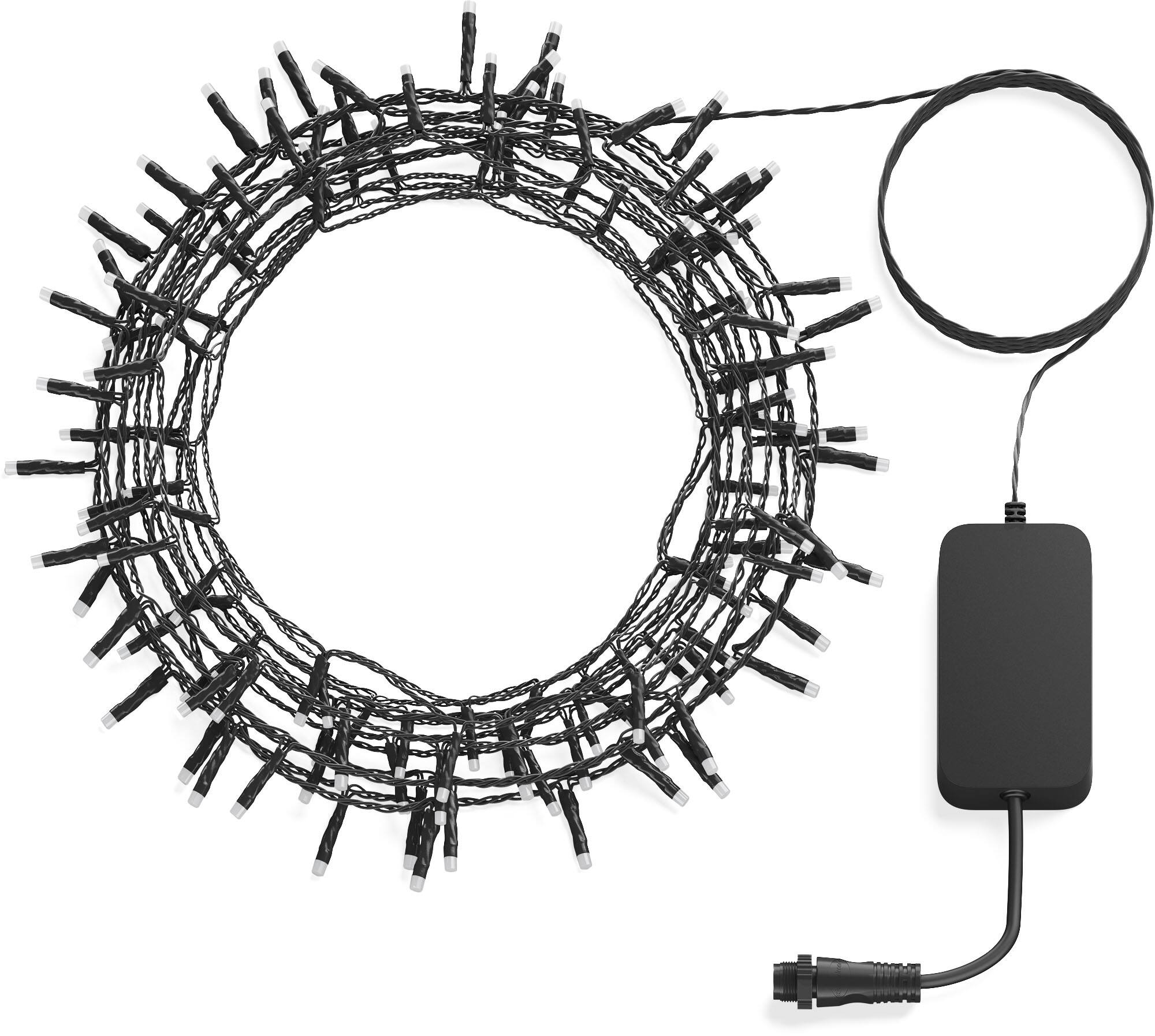 Left. Philips - Hue Festavia 65-Foot 250-LED Smart String Lights - White and Color Ambiance.