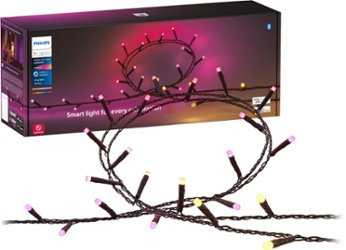 Philips - Hue Festavia 130-Foot 500-LED Smart String Lights - White and Color Ambiance - Front_Zoom