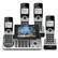 Angle. VTech - Four Handset Answering System with 5” Color Display - Black.
