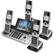 Left. VTech - Four Handset Answering System with 5” Color Display - Black.