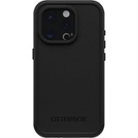 OtterBox - Frē Series for MagSafe Hard Shell Case for Apple iPhone 15 Pro - Black - Front_Zoom