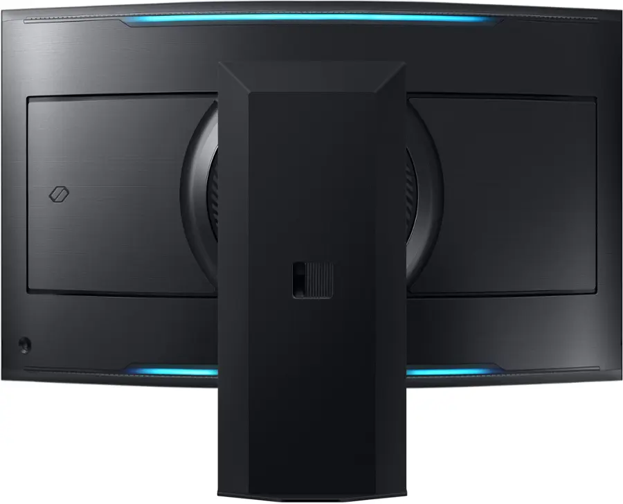 Alt View 17. Samsung - Odyssey Ark 2nd Gen. 55" Curved 4K UHD Quantum Mini-LED FreeSync Prem Pro 1ms GTG Gaming Screen - Black.